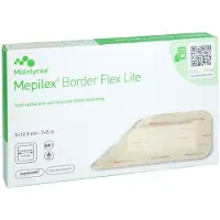 ToValCare GmbH - Medical Mepilex Border Flex Lite Schaumverband 5x12,5 Cm 5 St