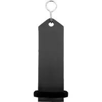 Combicraft Bumerang Hotelschlüsselanhänger Schwarz, 100x30 mm - 5 Stück