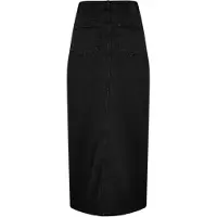 Pieces - Bleistiftrock für Damen, Denim (Schwarz)