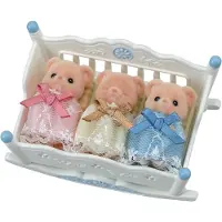 Sylvanian Families Figurenset Drillinge Mit Bett