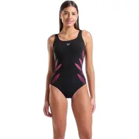 Arena - Women's Swimsuit Milena Wing Back C Cup - Badeanzug Gr 38 schwarz