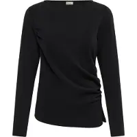 My Essential Wardrobe Damen Blusen Mwhelle Asymmetric Blouse - Zwart - Größe XXL