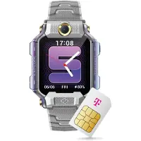 Imoo Telekom Whatch Phone X10 Kinder-Smartwatch in Silber mit Telekom Tarif und 30 € Wunschgutschein nach Registrierung
