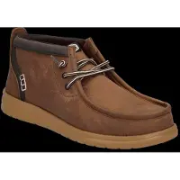 HEY DUDE HD45161 WALLY MID GRIPR LEATHER Brown