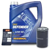 BESTPRICE Ölfilter + 5l 10W-40 Motoröl [Hersteller-Nr. 41846666] für VW, Skoda, Audi, Seat