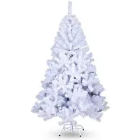 Yakimz Weihnachtsbaum Weihnachtsdeko Kunststoff Auswahl mit Ständer 210cm Weiß
