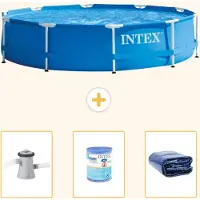 Intex Frame Pool Rund - 305x76 cm - 4-teilig S21328