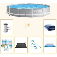 Intex Prism Frame Pool Rund - 366x76 cm - 7-teilig S20528