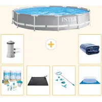 Intex Prism Frame Pool Rund - 366x76 cm - 7-teilig S20528
