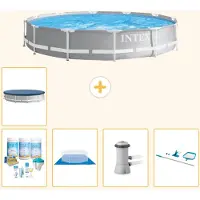 Intex Prism Frame Pool Rund - 366x76 cm - 6-teilig S20521