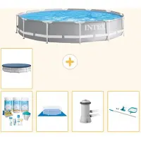 Intex Prism Frame Pool Rund - 366x76 cm - 6-teilig S20521