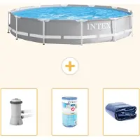 Intex Prism Frame Pool Rund - 366x76 cm - 4-teilig S21348