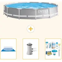 Intex Prism Frame Pool Rund - 366x76 cm - 4-teilig S21350
