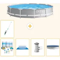 Intex Prism Frame Pool Rund - 366x76 cm - 6-teilig S20523