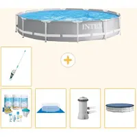 Intex Prism Frame Pool Rund - 366x76 cm - 6-teilig S20523