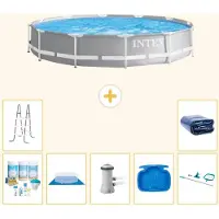 Intex Prism Frame Pool Rund - 366x76 cm - 8-teilig S20535