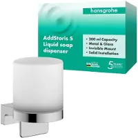 Hansgrohe AddStoris S Lotionspender, 41765000, Farbe: Chrom
