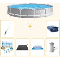 Intex Prism Frame Pool Rund - 366x76 cm - 7-teilig S20529