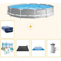 Intex Prism Frame Pool Rund - 366x76 cm - 6-teilig S20530