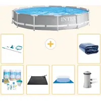 Intex Prism Frame Pool Rund - 366x76 cm - 7-teilig S20527