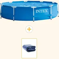 Intex Frame Pool Rund - 305x76 cm - 2-teilig S21327
