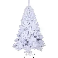 Yakimz Weihnachtsbaum Weihnachtsdeko Kunststoff Auswahl mit Ständer 180cm Weiß