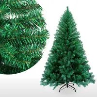 Jayseuw Weihnachtsbaum Weihnachts-Baum Christbaumständer Auswahl Beflockung Grün 210cm