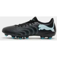 Puma Fußballschuh "FUTURE 9 PLAY FGAG", Gr. 43, Textil, schwarz (schwarz, intense mint, weiß), Synthetik, Schuhe Fußballschuh, für Rasen- und Kunstrasenplätze