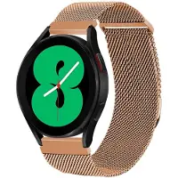 IMoshion Magnetisches Milanaise Armband - Universelle 20 mm Anschluss - Größe S - Rosé gold