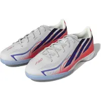 Adidas Hallenschuhe F50 Hyperfast League Indoor Soccer Cleats "Cloud White / Solar Purple / Solar Turbo" für Unisex