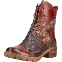 LAURA VITA Stiefelette Stiefelette Leder/Textil