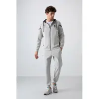Tommy Life Herren Kapuzensweatshirt- und Hosen-Set