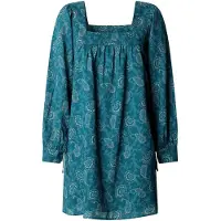 Pepe Jeans für Damen. PL9537902 Kleid Gemma grün (L), Lässig, Baumwolle, Langarm