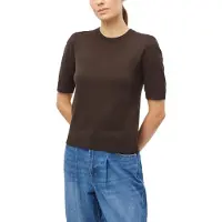 s.Oliver Red Label Rundhalspullover Halbarm Sommer-Strickpullover aus Viskose