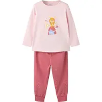 Name it Schlafanzug "NMFNIGHTSET PRINCESS" Set, 2 Baumwollmischung, bedrucktes Oberteil