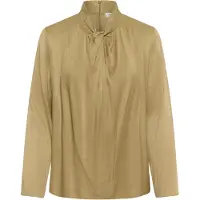 Soaked in luxury Langarmbluse "Damen Bluse langarm SLNadeya", Damen, Gr. L, grau (fennel seed), Obermaterial: 100% Viskose CV., Blusen Langarmbluse