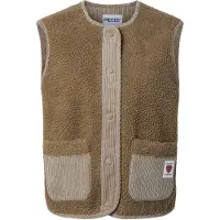 Pieces Pcanastacia Teddyfleece Weste | Grau | XS