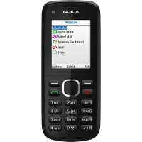 Nokia C1-02, Balken, Single SIM, 4,57 cm (1.8"), 128 x 160 Pixel, Bluetooth, Schwarz
