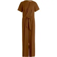 Betty & Co Jumpsuit "Jumpsuit mit Bindegürtel", Damen, Gr. 38, EURO, braun, Obermaterial: 100% Polyester PES., Overalls Jumpsuit