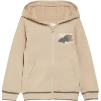 s.Oliver Sweatjacke mit Kapuze und Print-Detail