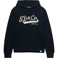 Superdry Washed Embroidered Relaxed Kapuzenpullover