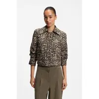 BOSS Kurzblazer "Janima Premium Damenmode" mit geschlitzten Ärmeln, Regular Fit