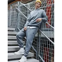 Tommy Life Herren Sweatshirt- und Hose-Set aus Baumwoll-Polyester-Fleece