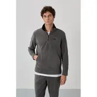 Tommy Life Herren Polyester-Fleece Sweatshirt- und Hosen-Set
