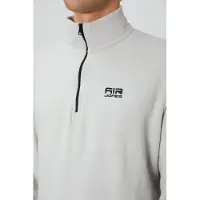 Tommy Life Herren-Plüsch-Half-Zip-Sweatshirt