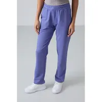 Tommy Life Damen Fleece-Sweatpants mit geradem Bein