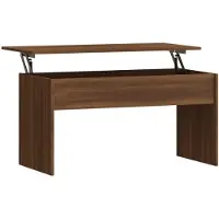 vidaXL Couchtisch Braun Eichen-Optik 102x50,5x52,5 cm Holzwerkstoff