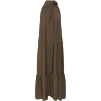 Kaffe Midikleid "Damen Kleid KAgilda", Damen, Gr. 42, N-Gr, braun (carafe), Obermaterial: 88% Viskose LENZING ECOVERO CV LenzEcov. 12% Polyamid PA., Kleider Midikleid