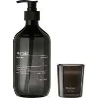 Meraki - Gift Box - Deep Valley Hand Soap + Amber Dust Scented Candle - 490 ml + 60 g