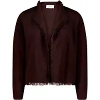 Cartoon Strickjacke "Damen mit Fransen" 1